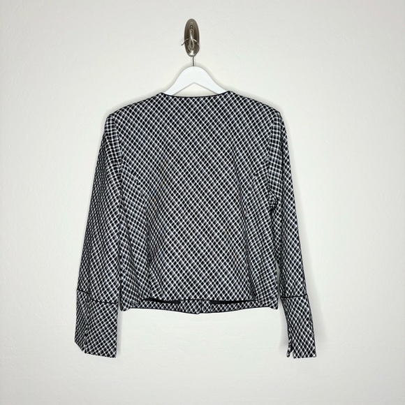 Spanx Ponte Lady Jacket in Jacquard in Classic Black Plaid - Picture 12 of 12